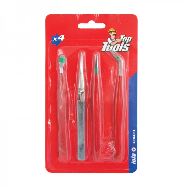 Пинсети 4бр. TOPTOOLS