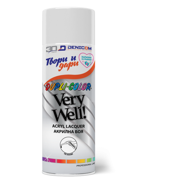 Спрей VERY WELL 9010 бял гланц Спрей VERY WELL 9010 бял гланц