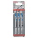 Нож за прободен трион T 123 X, Progressor for Metal, 3 бр. BOSCH Нож за прободен трион T 123 X, Progressor for Metal, 3 бр. BOSCH
