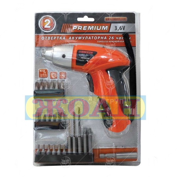 Отвертка акумулаторна 3.6v NI-CD Premium